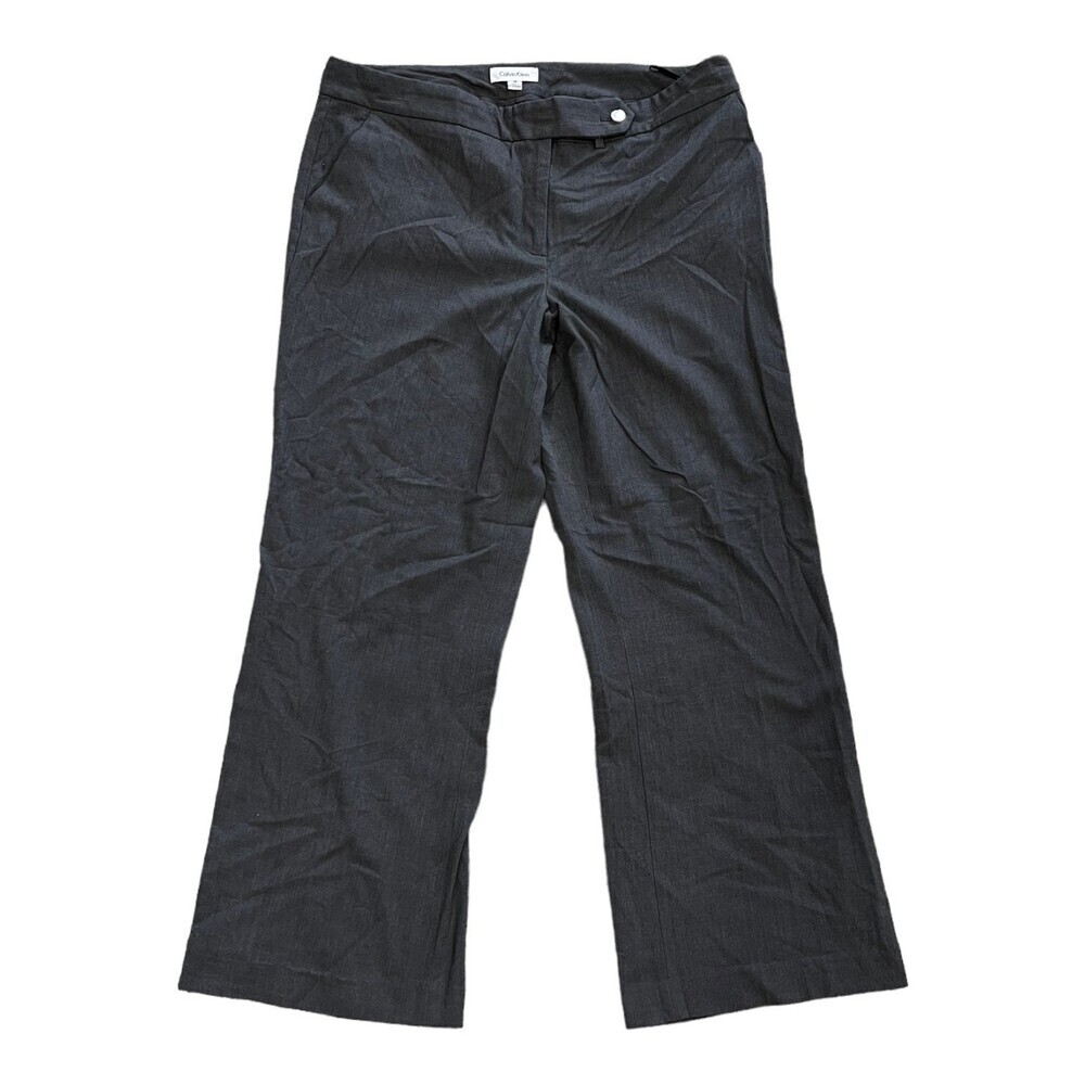 Calvin Klein Gray Womens Dress Pants 14